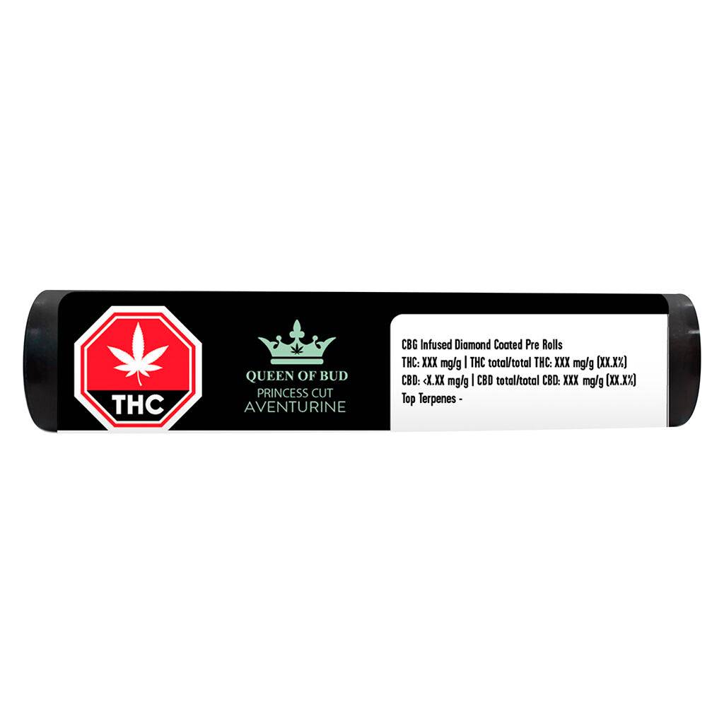 Princess Cut Aventurine Infused Pre-Roll - 