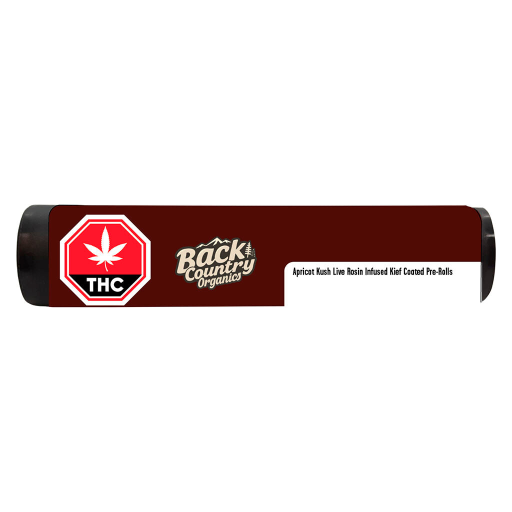 Apricot Kush Live Rosin Infused Kief Coated Pre-Roll