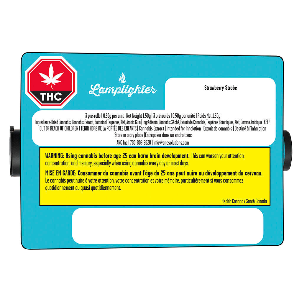 Strawberry Strobe Diamond Infused/Kief Coated Pre-Roll - 