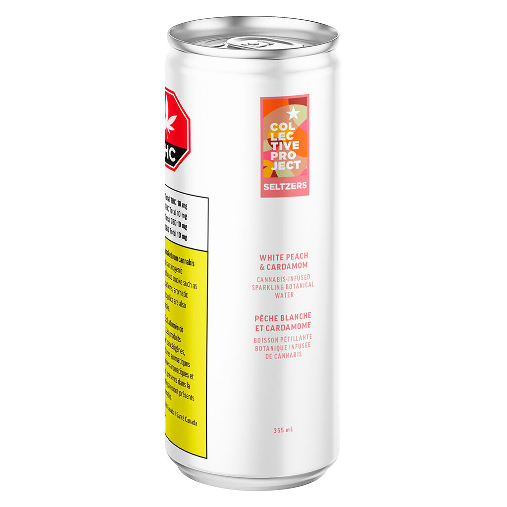 White Peach & Cardamom Sparkling Botanical Water - 