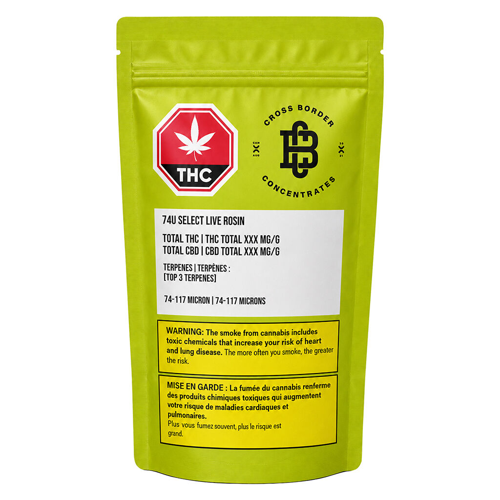 74u Select Live Rosin