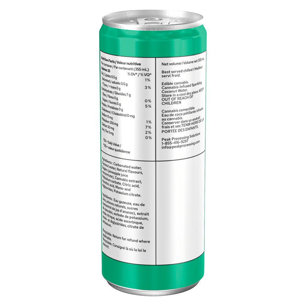 Sparkling Coconut Water with Pineapple - 