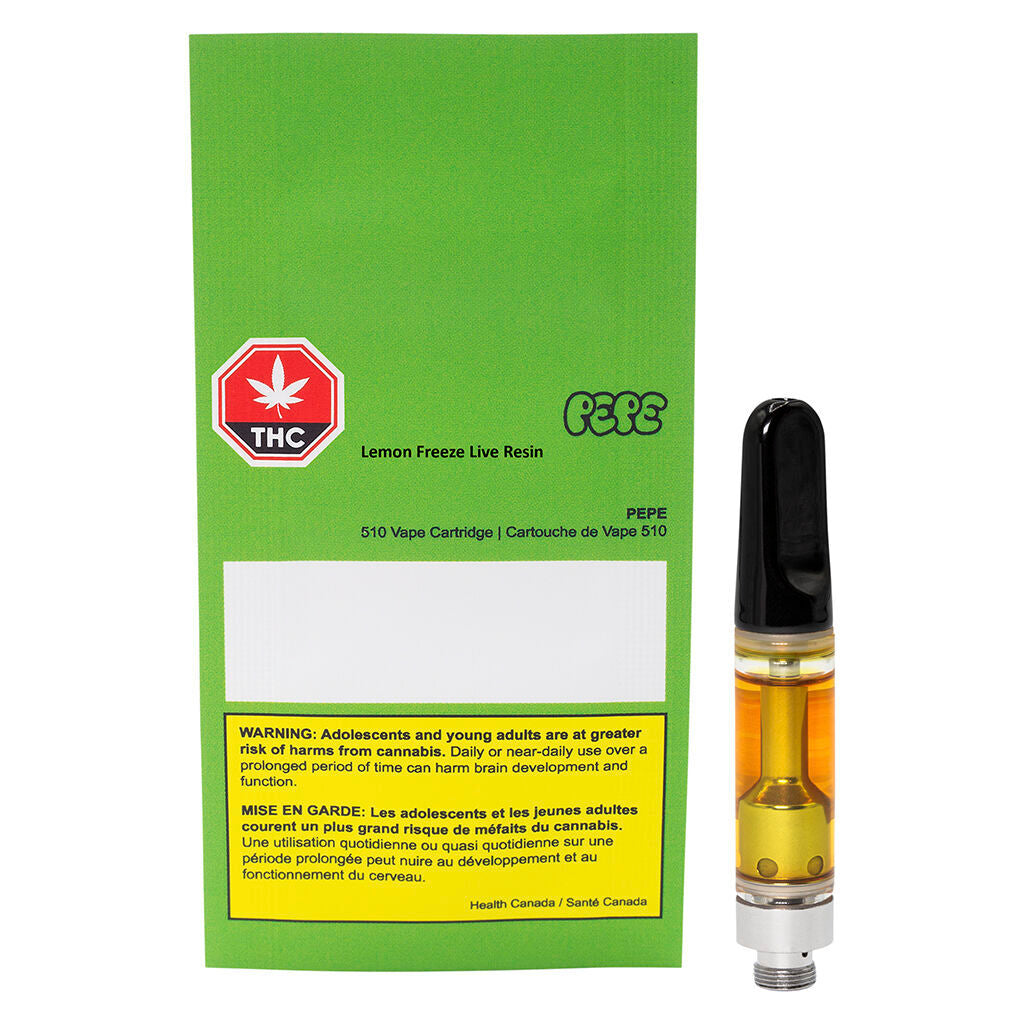 Lemon Freeze Live Resin 510 Thread Cartridge