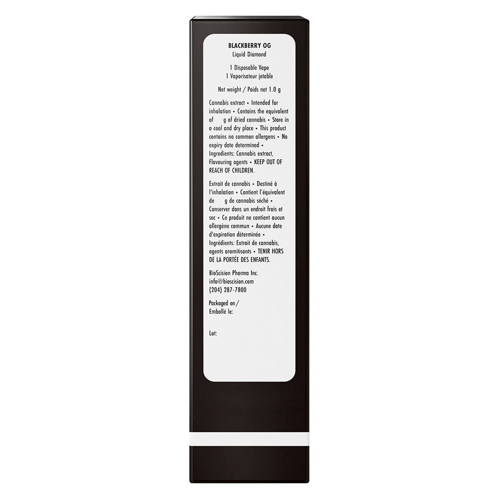 Blackberry OG - Liquid Diamond Disposable - 