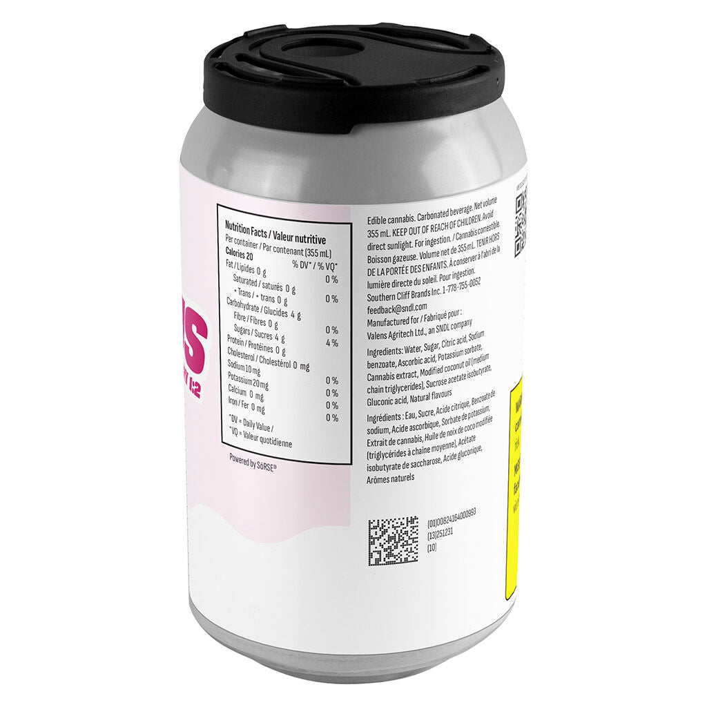 Black Cherry 1:2 THC/CBG Rapid Seltzer - 