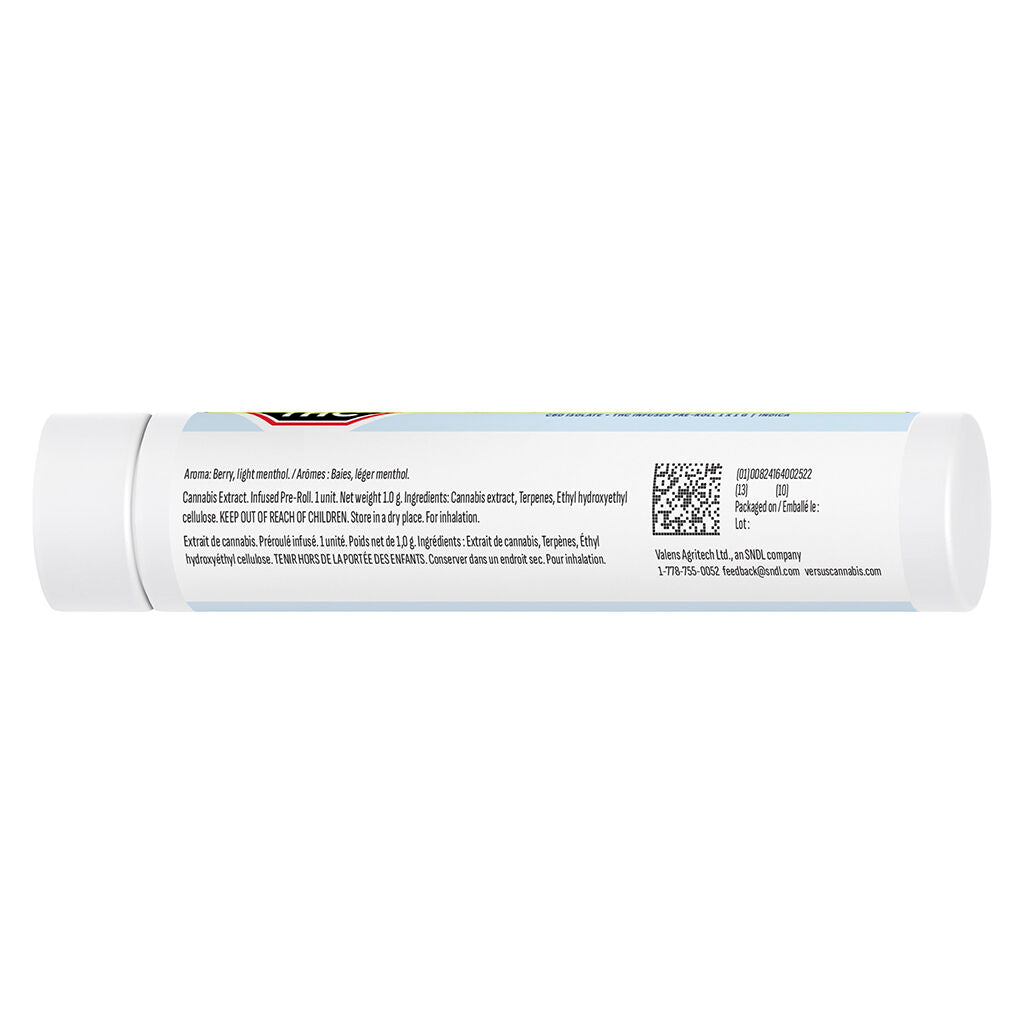 Frosty Blue Razz THC/CBD Infused Pre-Roll - 
