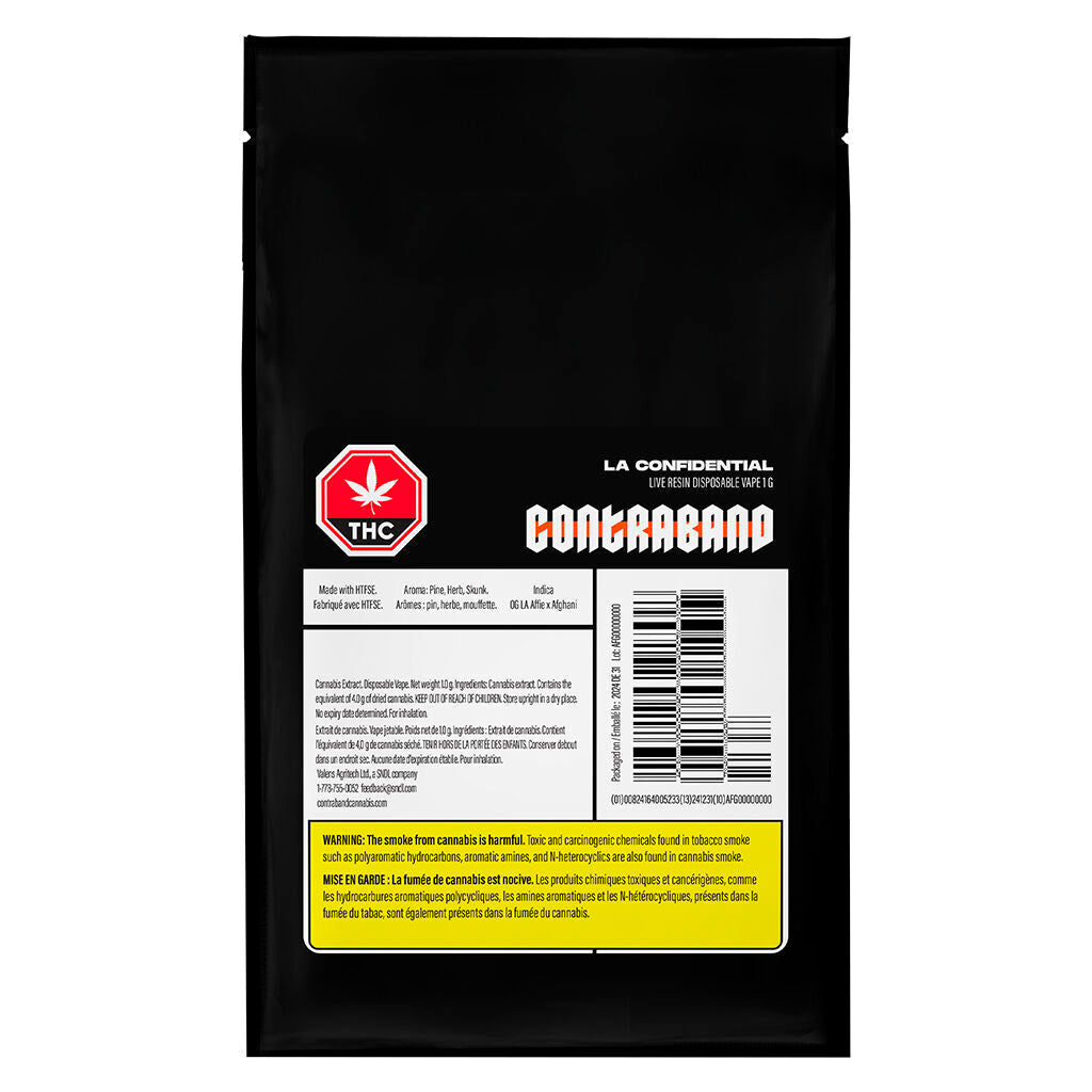 La Confidential Live Resin Disposable Vape - 