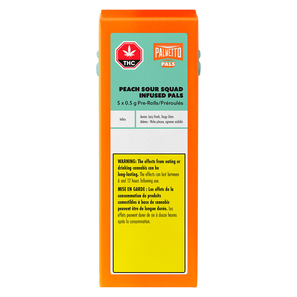 Peach Sour Squad Infused Pals Pre-Roll - 