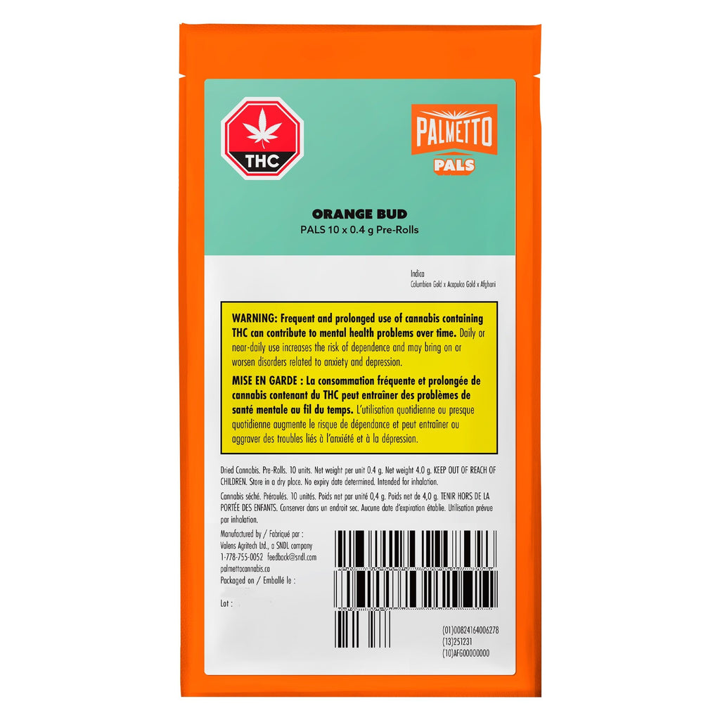 Orange Bud PALS Pre-Roll - 