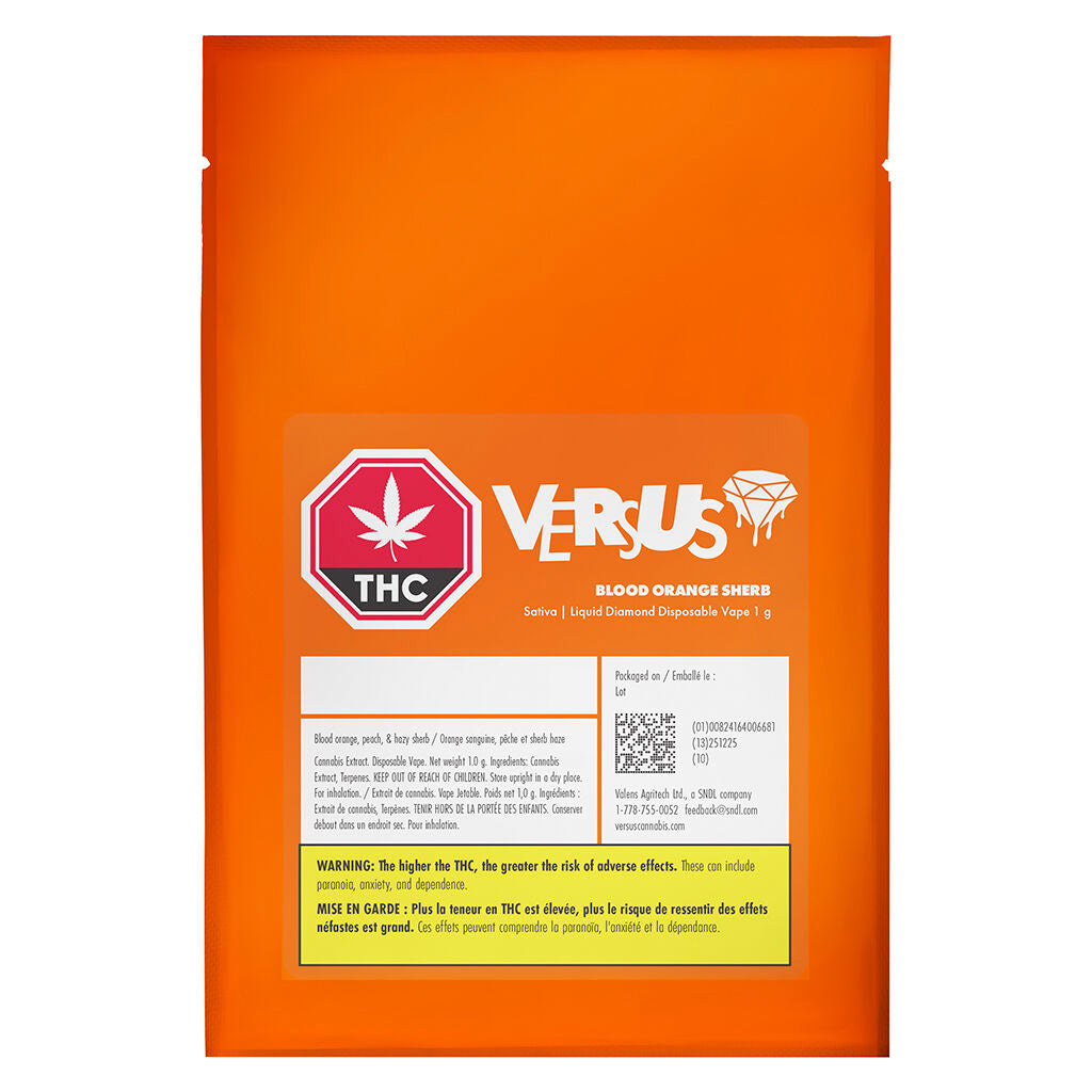 Blood Orange Sherb Liquid Diamond Disposable Vape - 