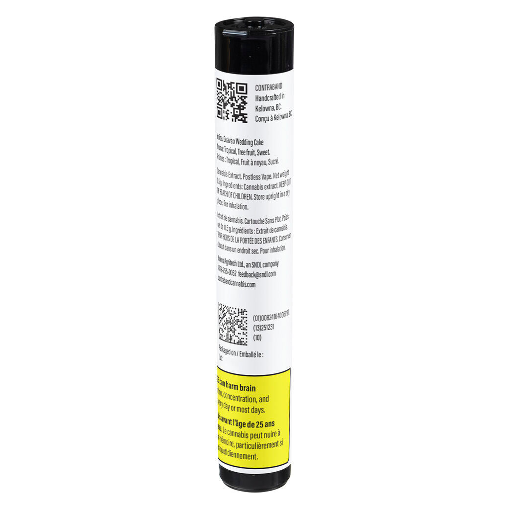 Contraband Live Rosin Guava CKE 510 Thread Cartridge - 