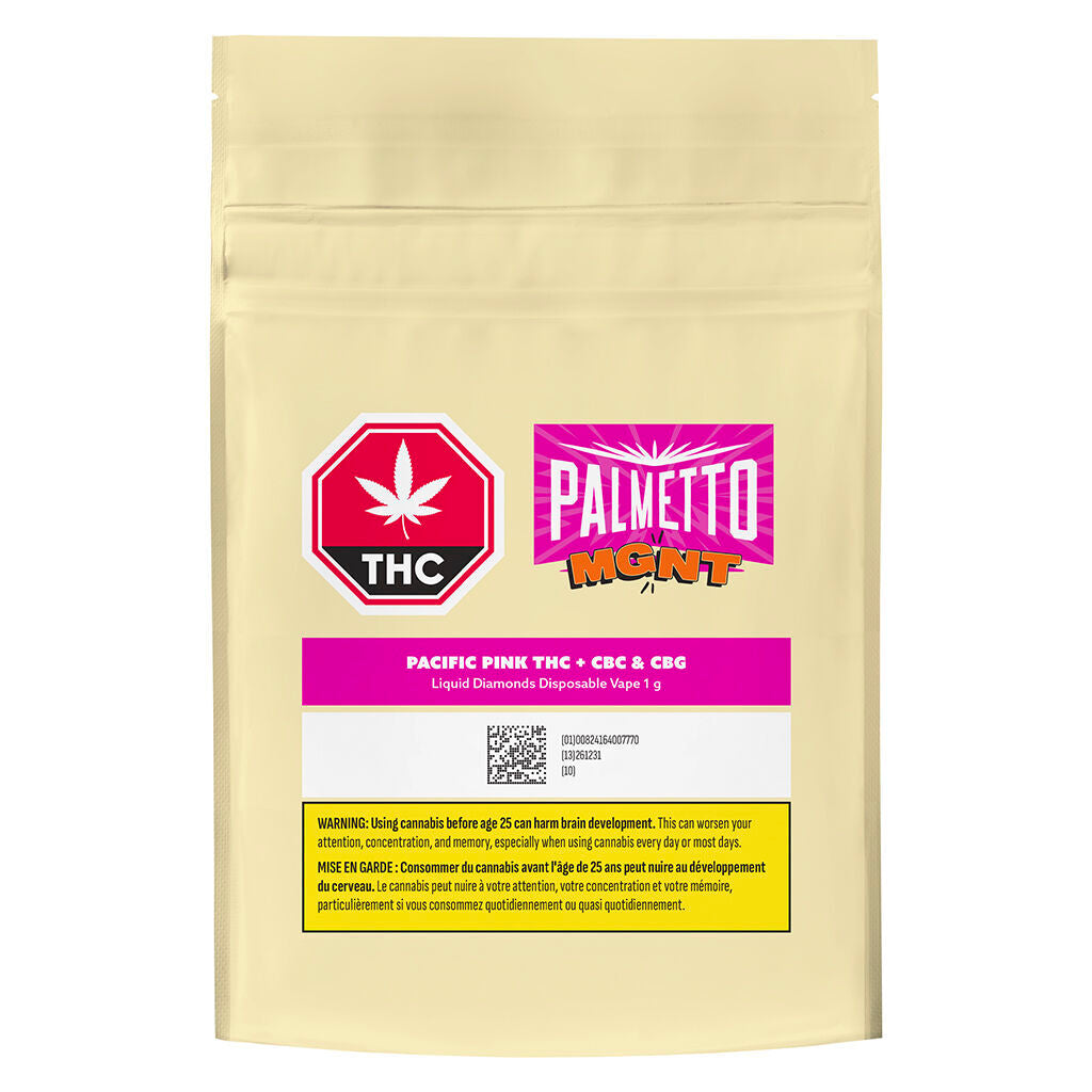 Pacific Pink THC Diamonds + CBG & CBC - Vap jetable MGNT