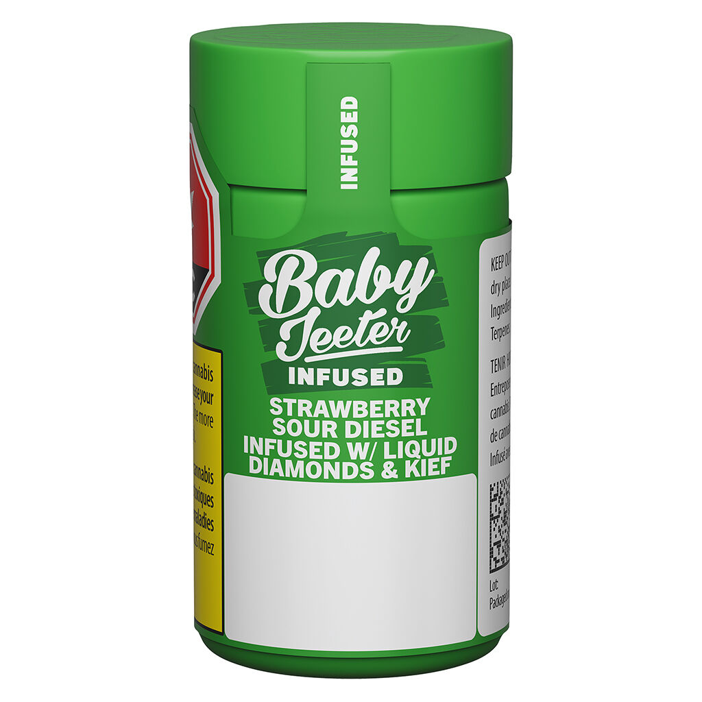 Baby Jeeter Strawberry Sour Diesel Infused Pre-Roll - 