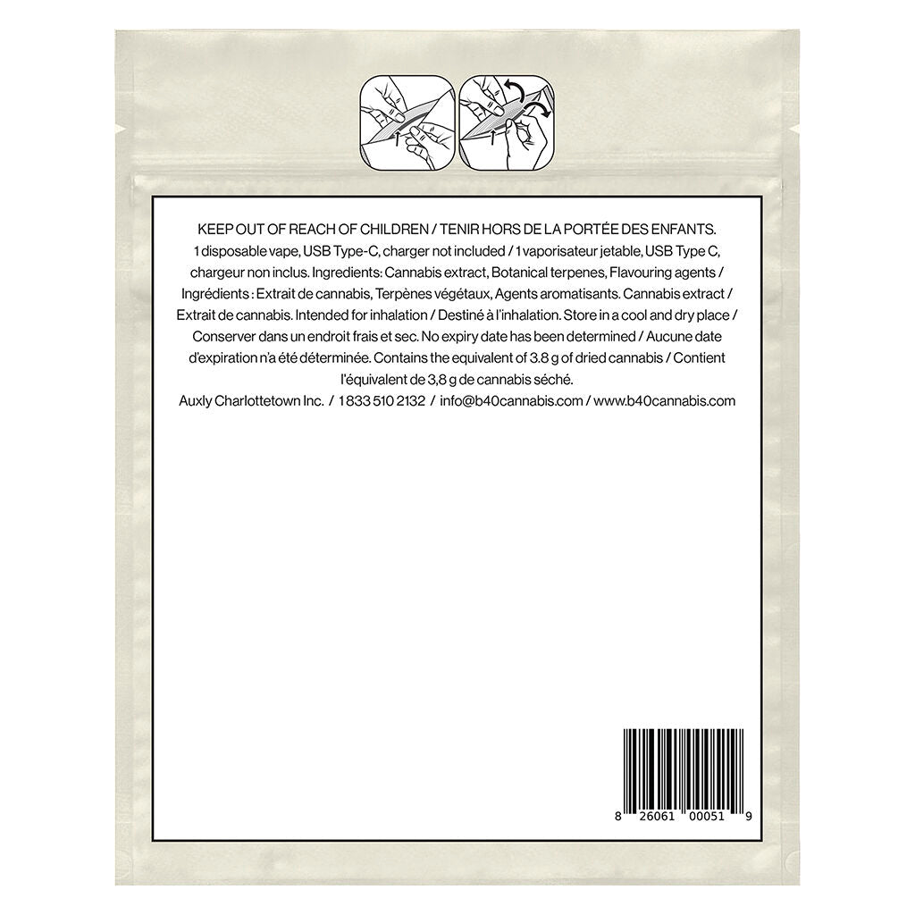 Peach Lemonade All-In-One Vape - 