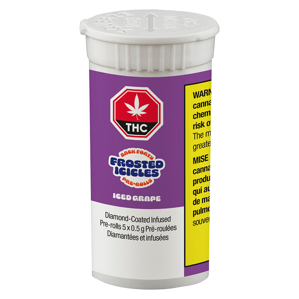 Frosted Icicles Infused Pre-Roll - Iced Grape - 