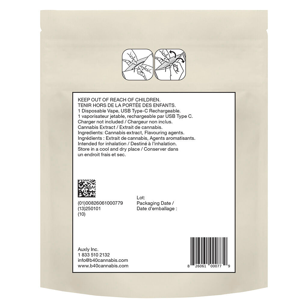 Blue Raspberry Ice All-in-one Vape - 