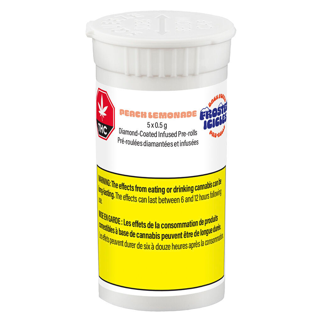 Frosted Icicles Infused Pre-Roll - Peach Lemonade - 