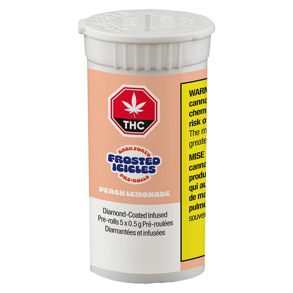 Frosted Icicles Infused Pre-Roll - Peach Lemonade - 