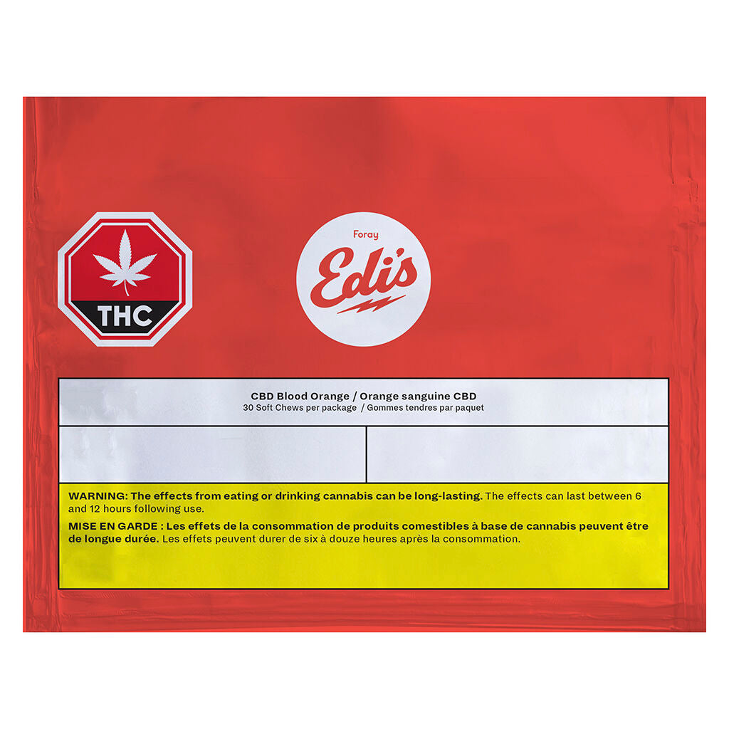 Edi's CBD Blood Orange Soft Chews - 