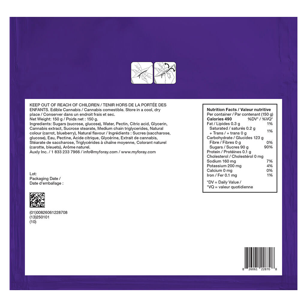 Edi's CBN Blackberry Lavender Soft Chews - 