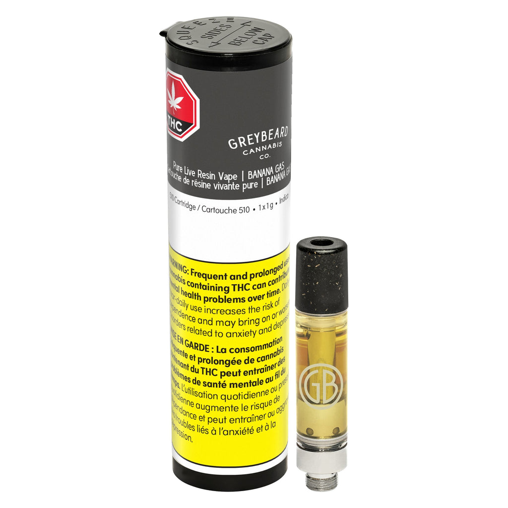 Banana Gas Pure Live Resin 510 Thread Cartridge - 