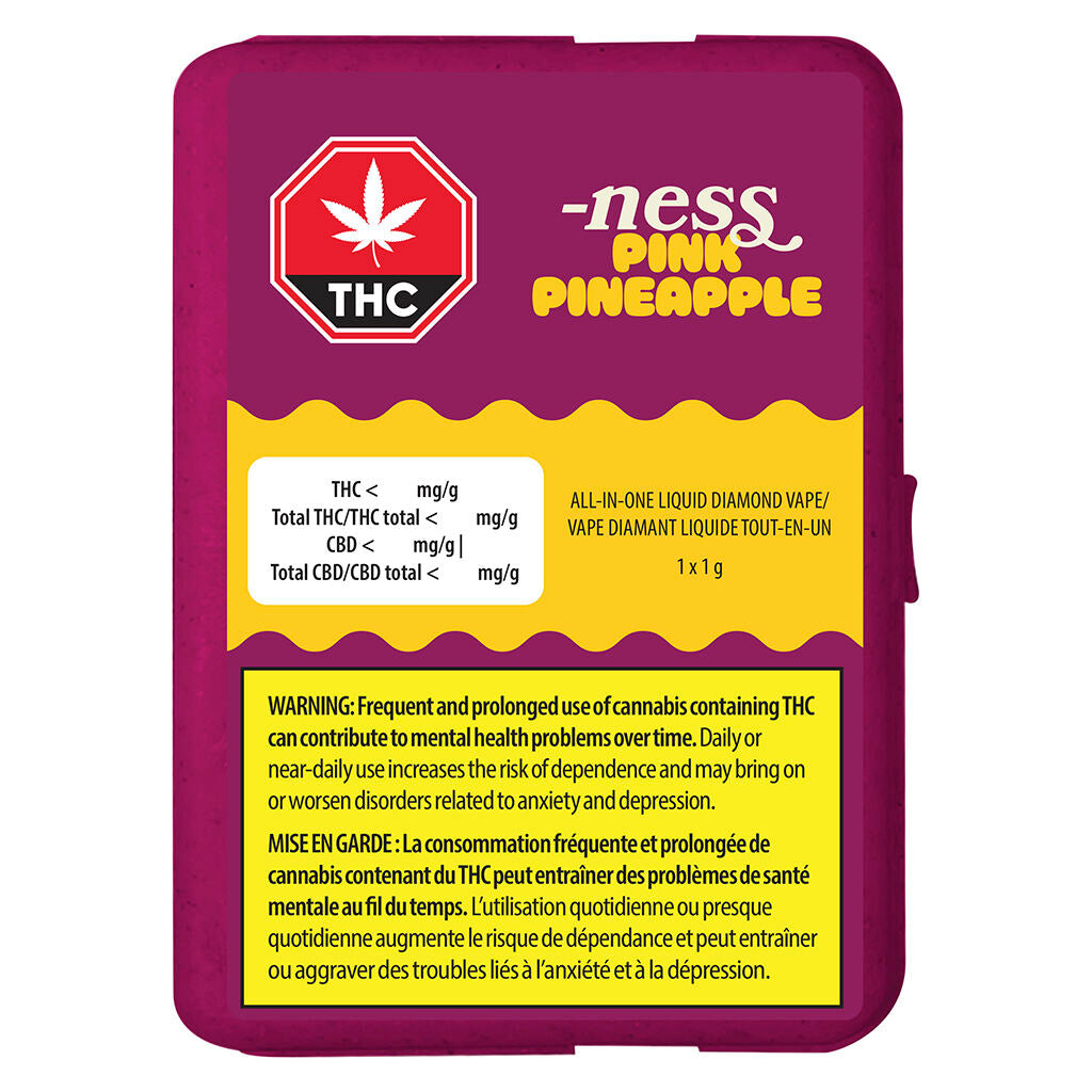 Pink Pineapple All-in-one Liquid Diamond Vape - 