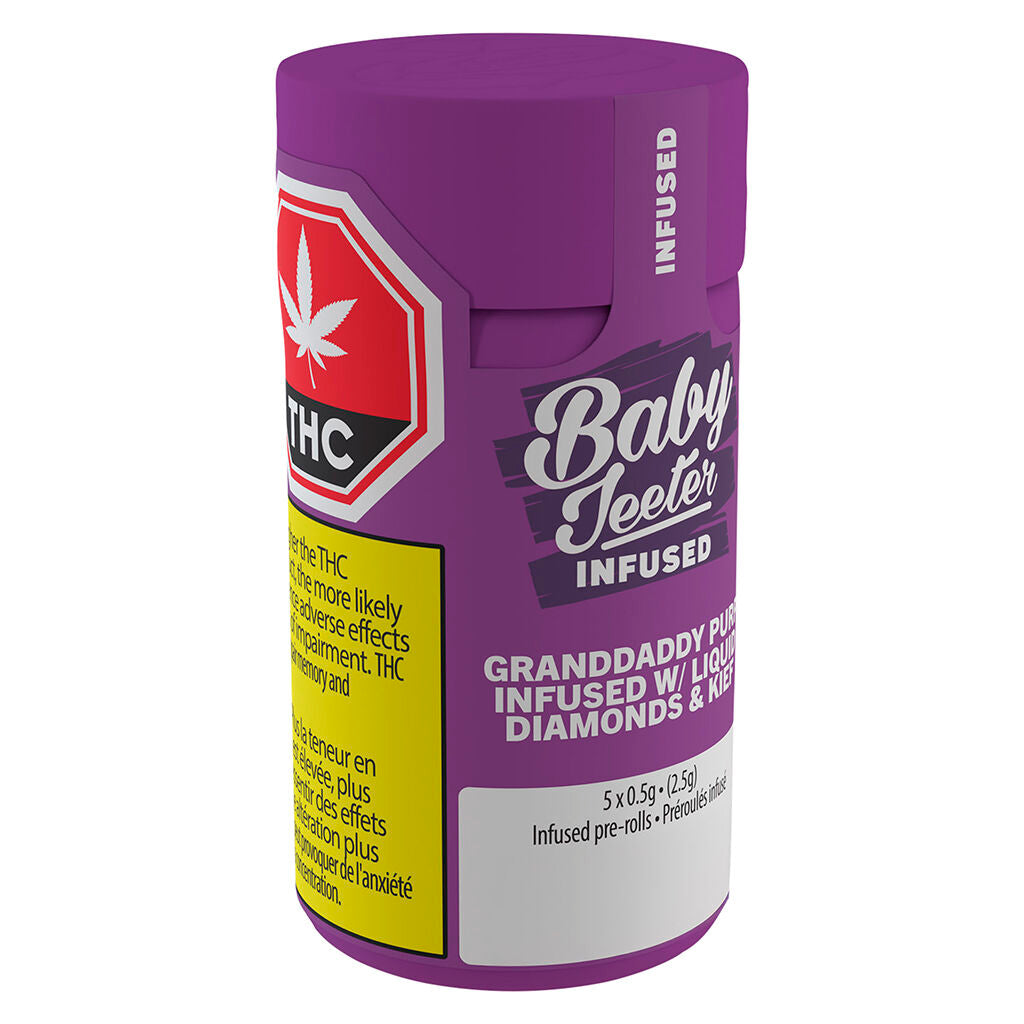 Baby Jeeter Infused Grand Daddy Purp Pre-Roll - 