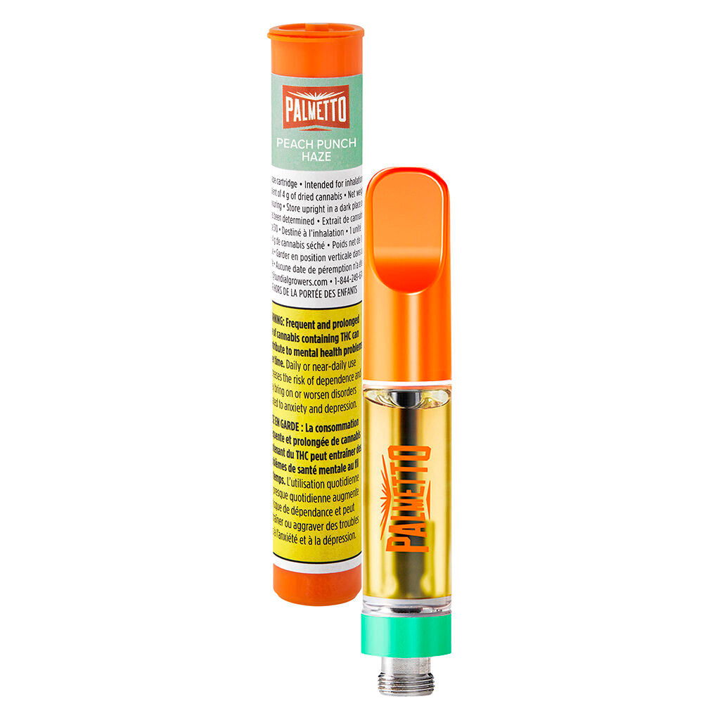 Peach Punch Haze Distillate 510 Thread Cartridge - 