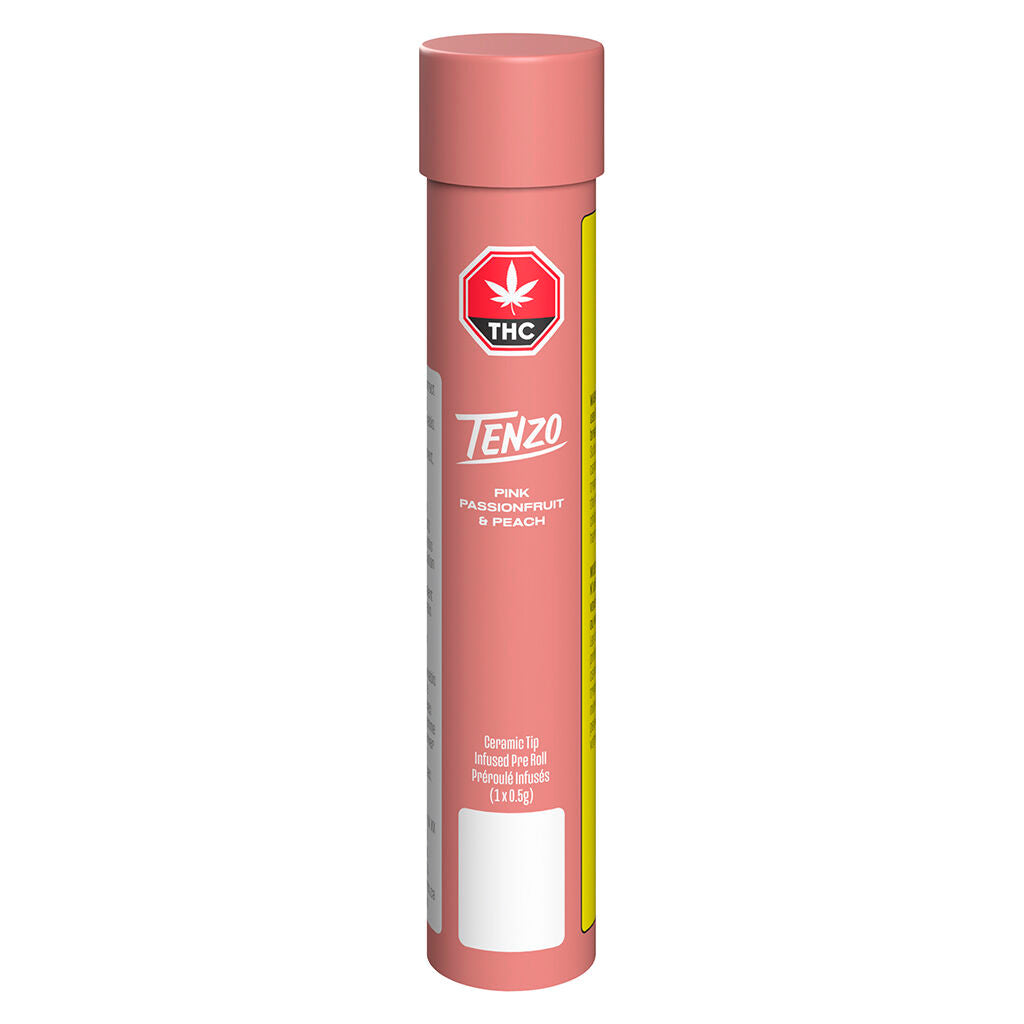 Pink Passionfruit & Peach Ceramic Tip Infused Pre-Roll