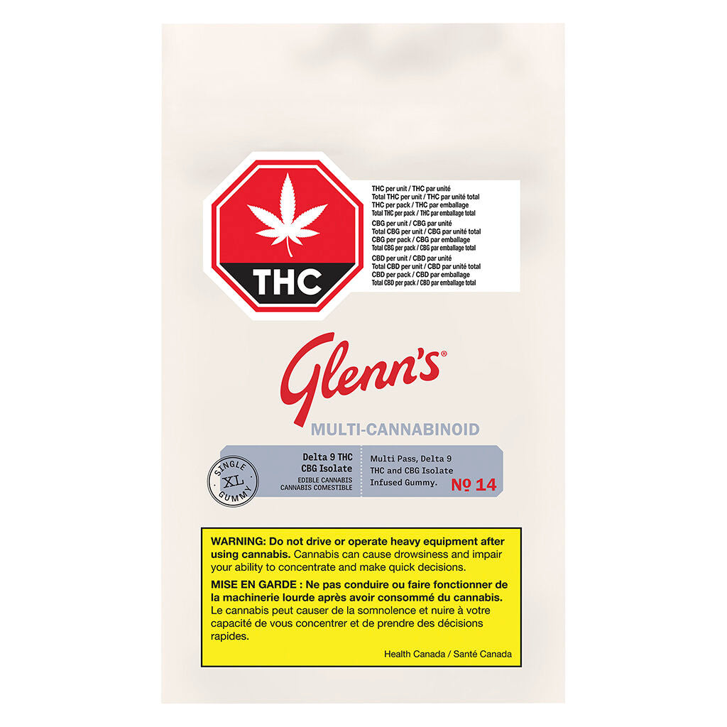 No.14 Multi Cannabinoid THC/CBG Gummies-green Apple - 