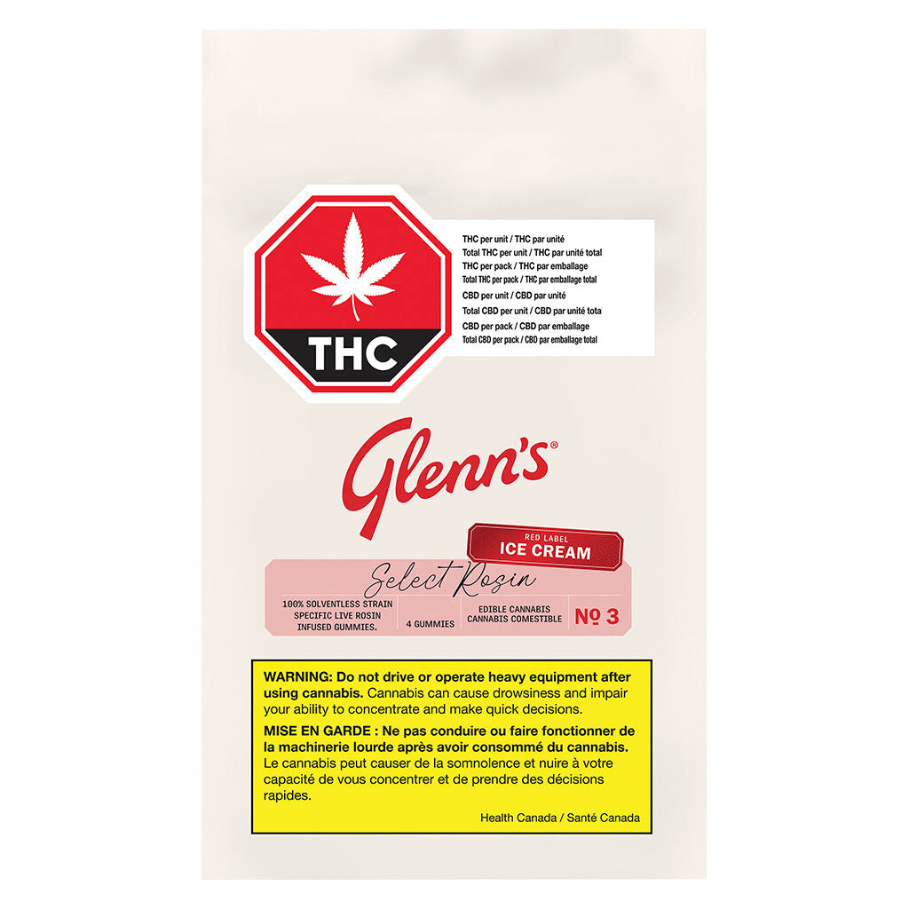No.3 Red Label Select Rosin - Ice Cream