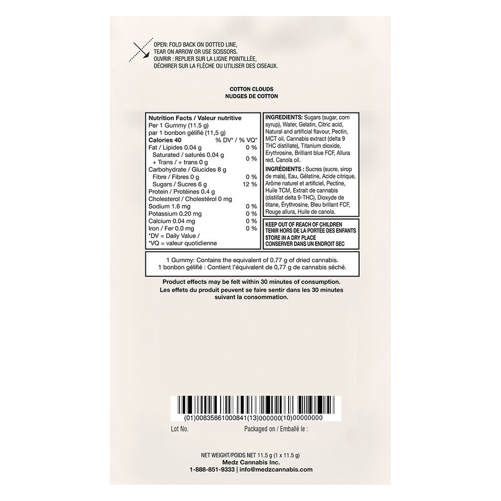 No.7 Distillate Delta 9 XL - Cotton Clouds - 