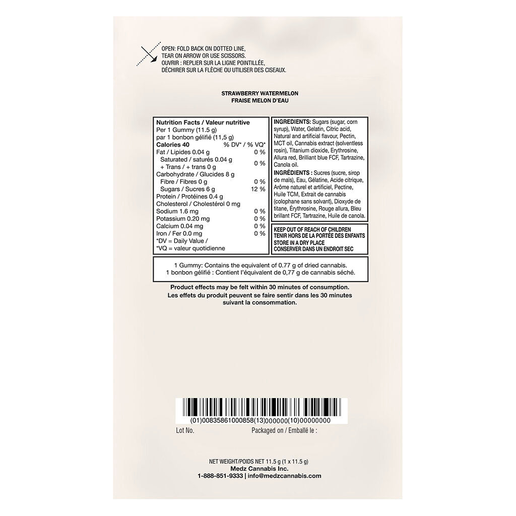 No.10 True Indica Rosin XL - Strawberry Watermelon - 