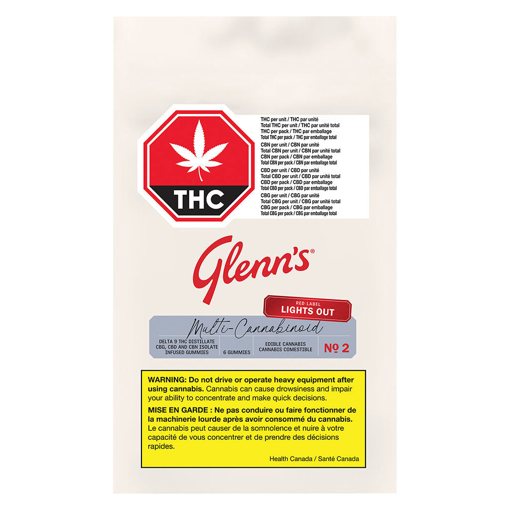 No.2 Red Label Multi-Cannabinoid - Lights Out