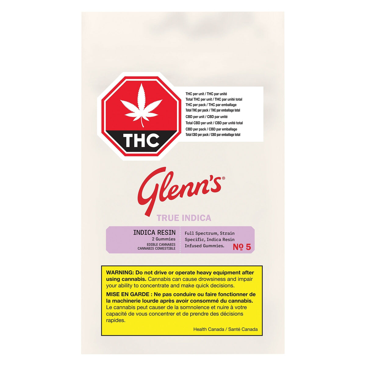 No.5 True Indica Resin - Triple Flavoured White Freeze