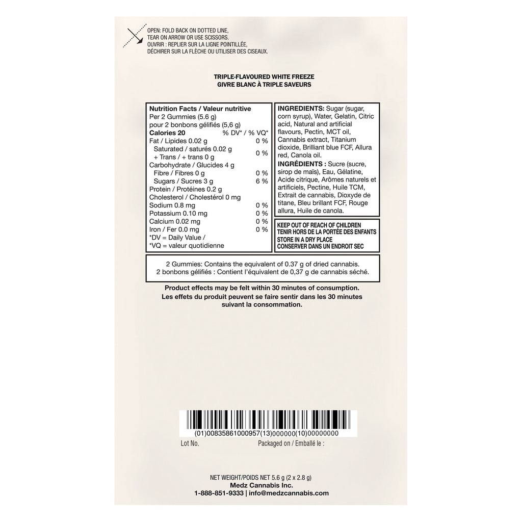 No.5 True Indica Resin - Triple Flavoured White Freeze - 