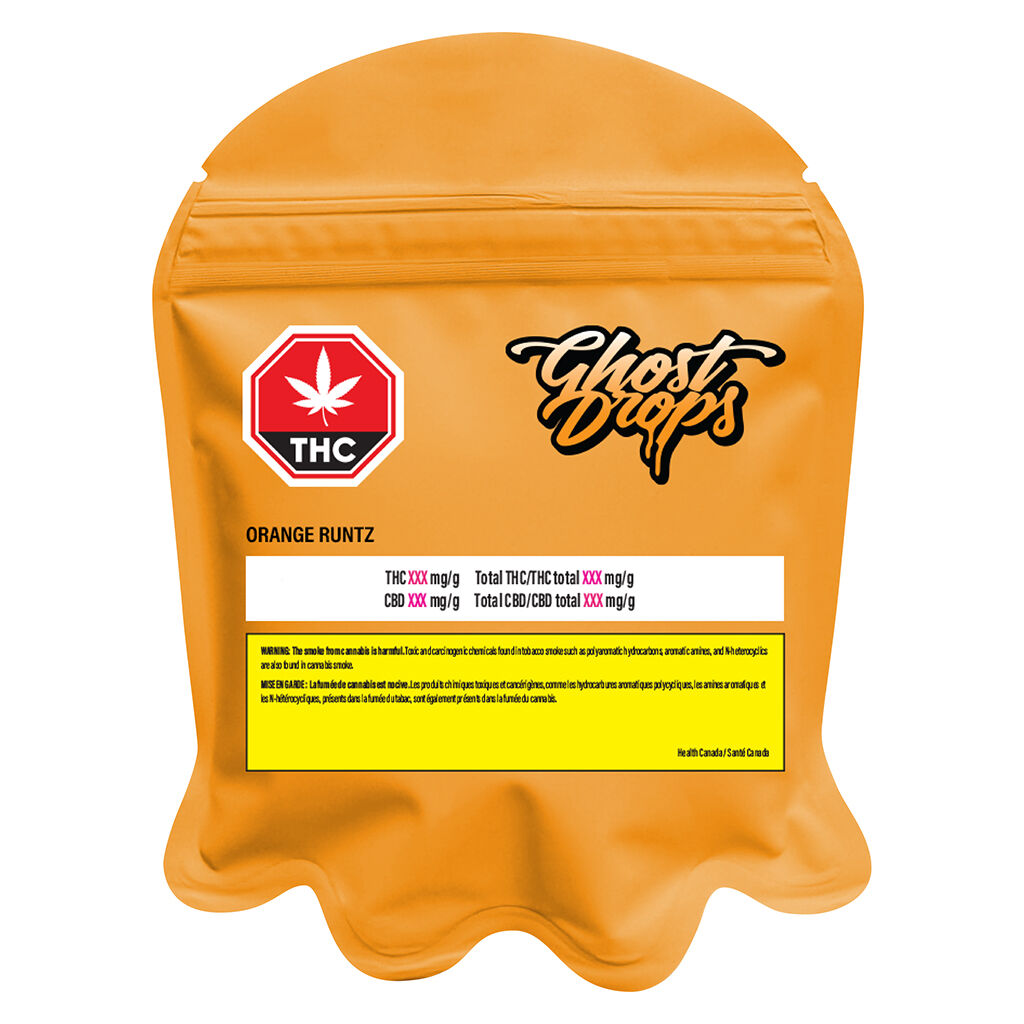 White R*ntz Ghost Gummies (Orange R*ntz) - 