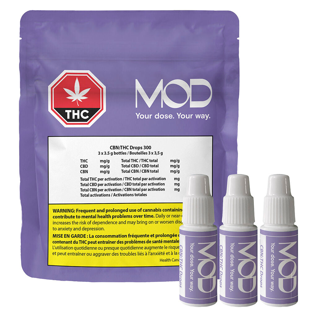 CBN:THC Drops 300