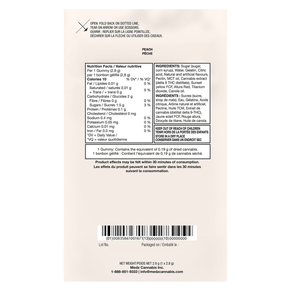 No.20 Distillate Delta 9 - Peach - 