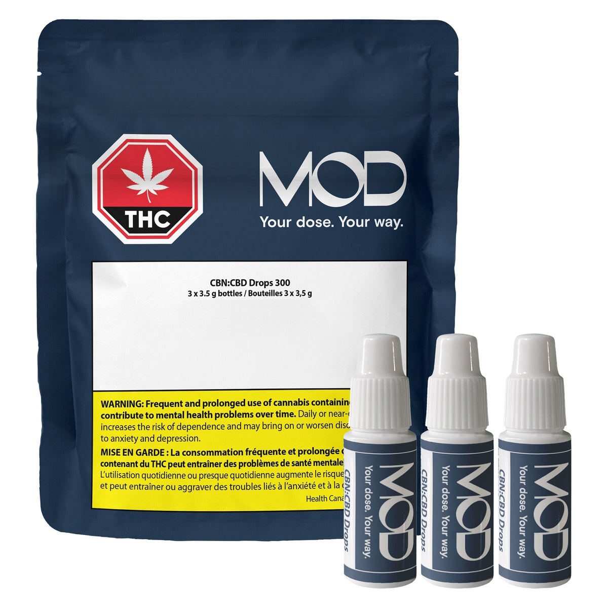 CBN:CBD Drops 300