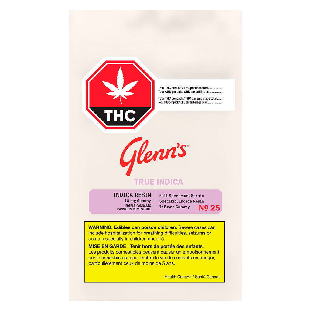 No.25 Glenn’s 100’s True Indica Resin - Green Apple Carton - 