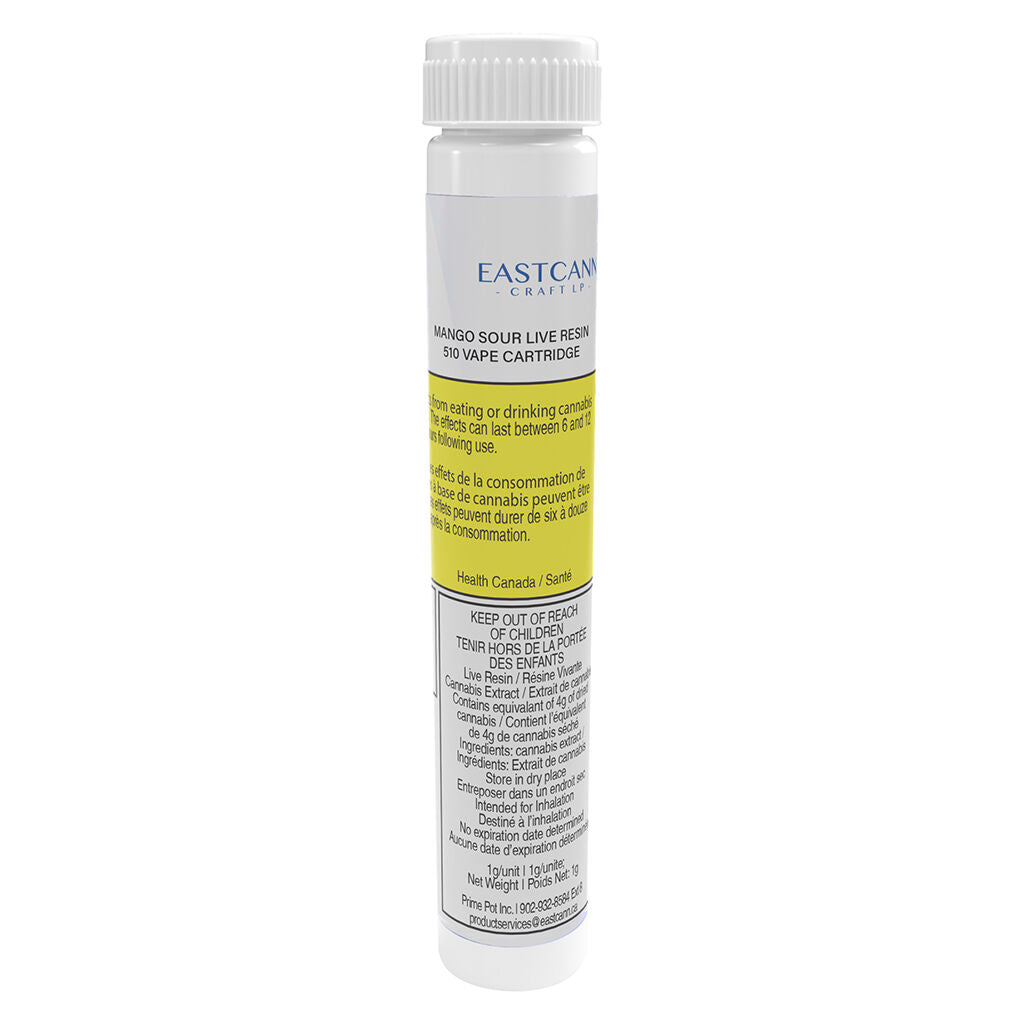 Mango Sour Pure Live Resin 510 Thread Cartridge