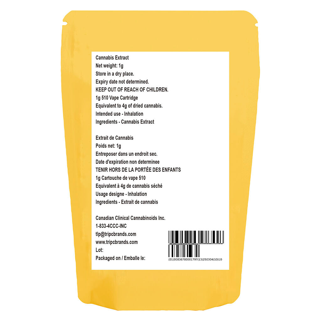 Terp Gush Lemon Sherb 510 Vape - 