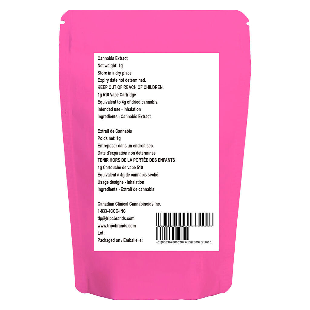 Frosted Swirl Live Resin 510 Thread Cartridge - 