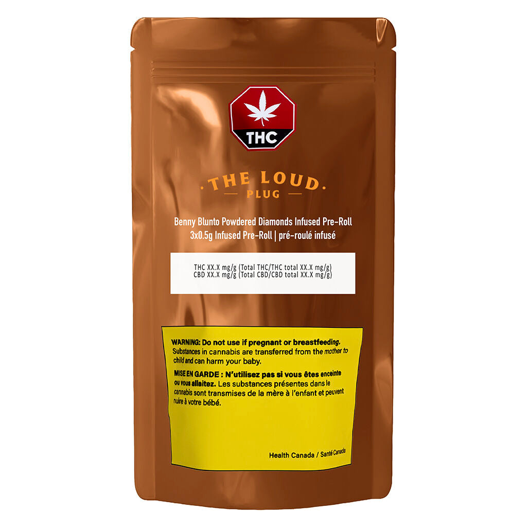 Benny Blunto Powdered Diamonds Infused Pre-Roll - 