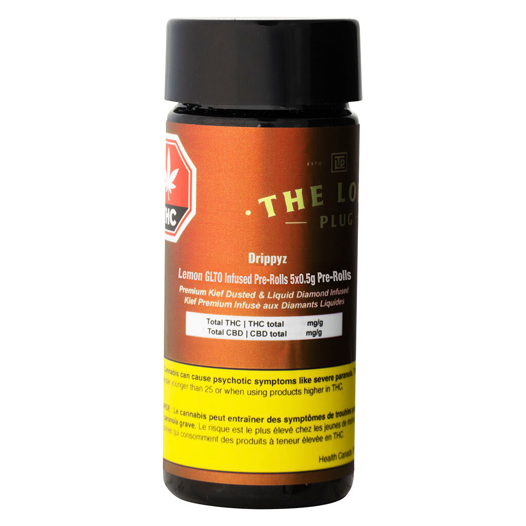 Drippyz Lemon GLTO Infused Pre-Roll - 