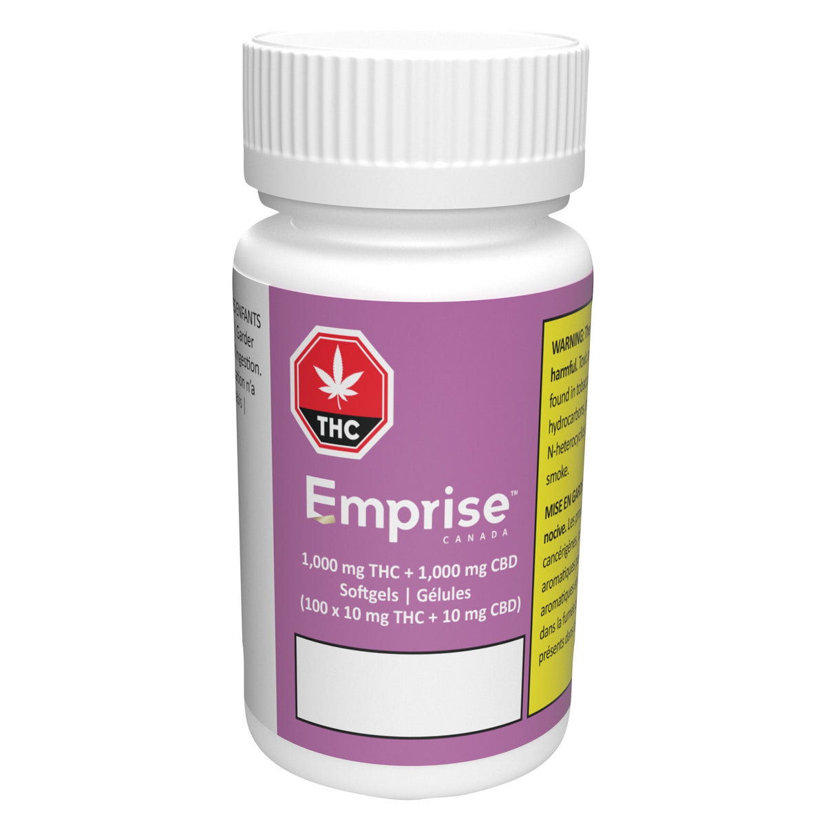 1 000 THC + 1 000 CBD Softgels