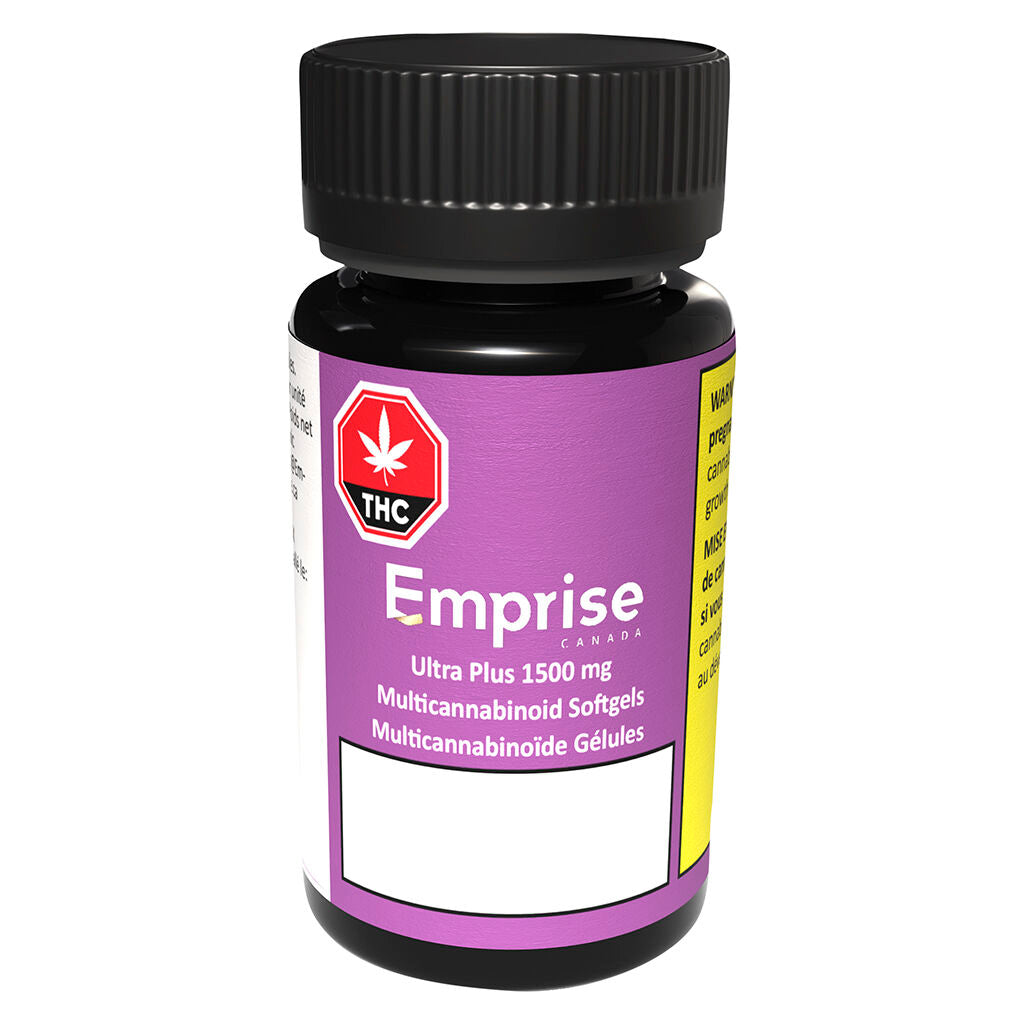 Capsules molles Ultra Plus 1 500 mg de multicannabinoïdes