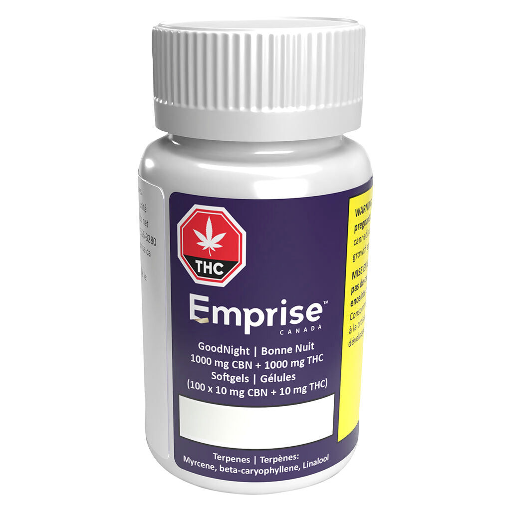 GoodNight - 1000 CBN + 1000 THC Softgels