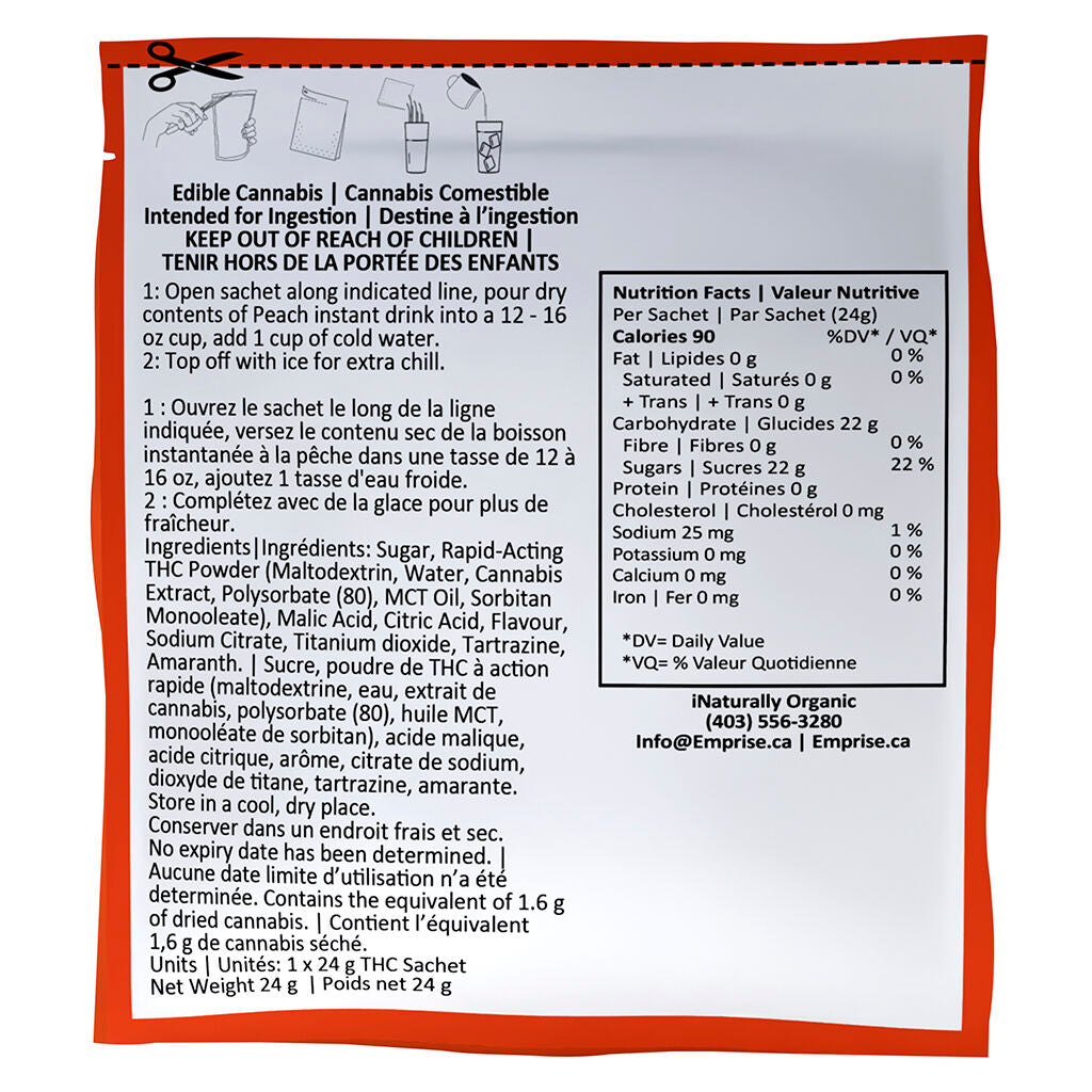 Peach 10 THC Instant Drink - 